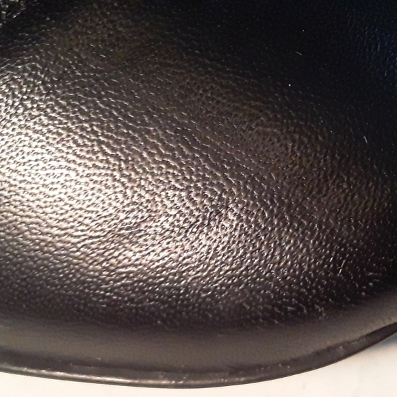 Clark's Black Ruched Leather Loafers - Picture 14 of 16